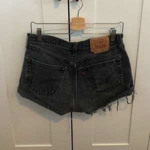 Levi's Shorts - Levi’s high waisted jeans, vintage black Levi's Shorts - Levi’s high waisted jeans, vintage black